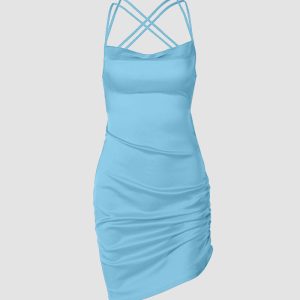 Let's Get Tied Down Y2K Dress - Cute Coquette Style with Grunge Aesthetic Touch