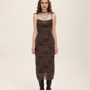 Lissome Floral Maxi Dress - Y2K Aesthetic Boho Style for Effortless Chic Looks