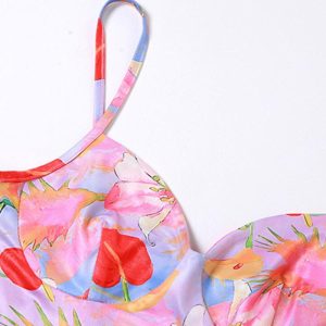 Merimid Y2K Floral Cami Mini Dress - Cute Coquette Aesthetic for Effortless Style