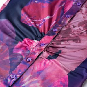 Plum Stained Nights Y2K Dress - Coquette Aesthetic with Grunge Style Vibes