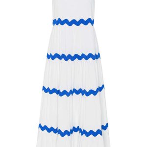 Ripple Stripe Tiered Cami Dress - Y2K Aesthetic Summer Dress for Cute Coquette Style