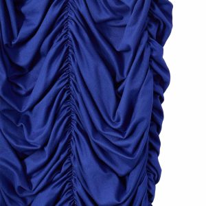 Ruched Off Shoulder Long Sleeve Bodycon Midi Dress - Y2K Aesthetic Party Dress