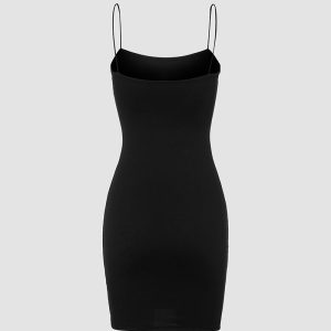 Rudimental Y2K Aesthetic 'LBD' Dress - Chic Coquette Style for Effortless Elegance