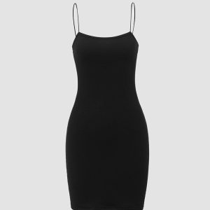 Rudimental Y2K Aesthetic 'LBD' Dress - Chic Coquette Style for Effortless Elegance