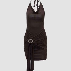 Sacha Y2K Drop Waist Dress - Cute Coquette Aesthetic for Effortless Style