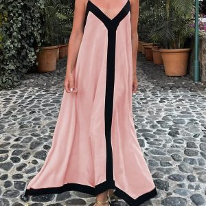 Sicily Old Money Aesthetic Slip Dress - Elegant Y2K Style for Timeless Fashion