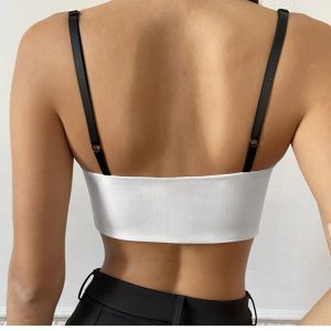 Siya Y2K Double Wear Crop Top - Trendy Coquette Aesthetic for Stylish Outfits