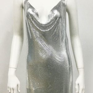 Sparkly Rhinestone Glitter Cami Dress for Y2K Fashion and Coquette Aesthetic Looks