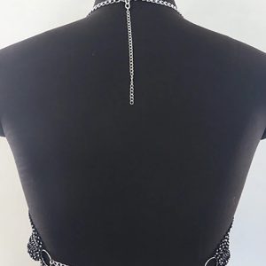 Sparkly Rhinestone Wrap V-Neck Vest Top - Backless Summer Y2K Tank for Trendy Streetwear