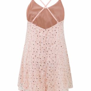 Sparkly Sequin Strappy A-Line Backless Mini Dress for Y2K and Coquette Aesthetic