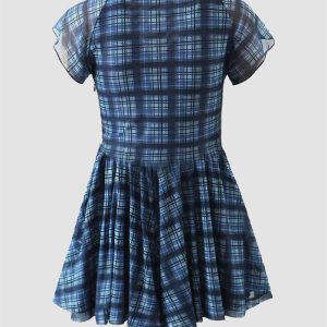 Strangest School Plaid Dress - Y2K Aesthetic with Coquette Style for Unique Outfits