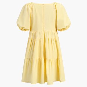 Sunshine Zippered Plunge Skater Dress - Y2K Aesthetic Cute Summer Outfit