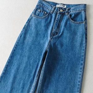 Tammy High Waist Boyfriend Jeans - Y2K Style Denim for Comfy, Aesthetic Outfits