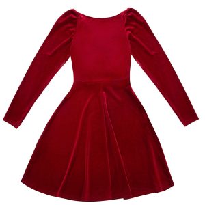 Velvet Deep V Neck Long Sleeve Mini Dress - Y2K Aesthetic Party Dress for Chic Nights