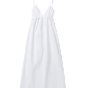 Versatile Backless Long Dress with Strap V-Neck - Perfect for Y2K Fashion and Aesthetic Outfits