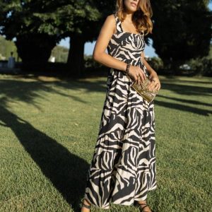 Women's Y2K Aesthetic Printed Swing Dress for Beach Vacations and Summer Outings