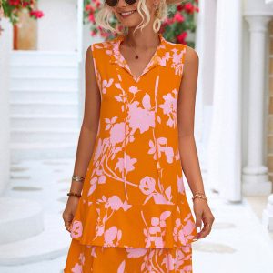 Women's Y2K Casual Sleeveless Strappy Ruffle Dress for Trendy Summer Outfits