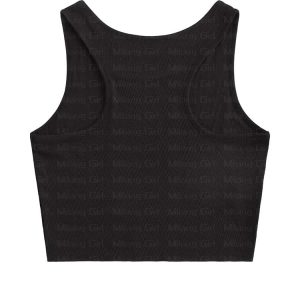 Y2K Aesthetic Cat Graphics Black Crop Top for Trendy Summer Outfits and Casual Looks