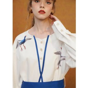 Y2K Aesthetic Cat Painting One Piece Dress - Cute and Comfy for Unique Outfits