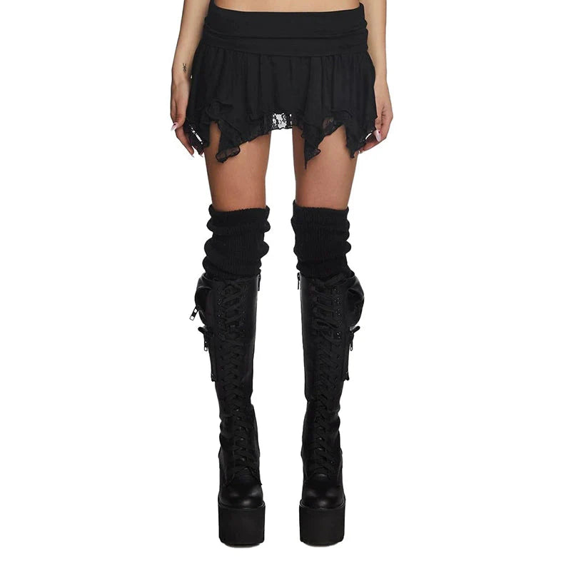 Y2K Aesthetic Milaya Mini Skirt - Cute Cargo Skirt for Coquette and Grunge Styles