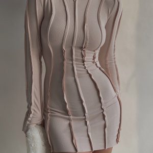 Y2K Aesthetic Sexy Tight Dress - Trendy Coquette Style for Chic Outfits