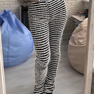 Y2K Color Block Stripes High Waist Loose Sweatpants - Trendy All-Match Summer Trousers for Women