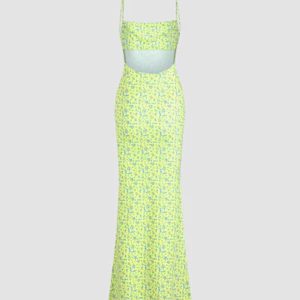 Y2K Fashion Cloudless Cami Bodycon Dress - Cute Aesthetic Dress for Trendy Outfits