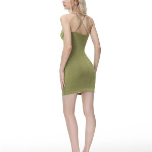 Y2K Fashion Pyxie Babe Bodycon Dress - Cute Aesthetic Dress for Coquette Style Outfits