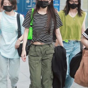 Y2K Low Waist Cargo Pants for Trendy Grunge Aesthetic Outfits and Comfy Everyday Wear