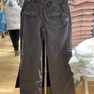 Y2K Low Waist Cargo Pants for Trendy Grunge Aesthetic Outfits and Comfy Everyday Wear