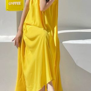 Y2K Open Back Long Dress - Fairy Aesthetic Travel Wear for Stylish Adventures