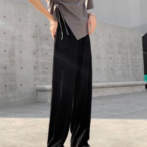 Y2K Ruched Cargo Pants - Trendy Grunge Style for Aesthetic Outfits and Comfy Looks