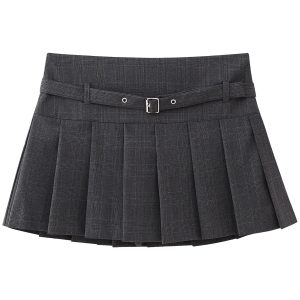 Zlata Y2K Pleated Mini Skirt - Cute Coquette Aesthetic for Trendy Outfits